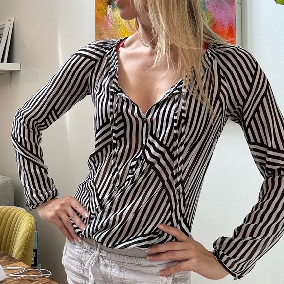 Mexx long sleeves  blouse size US 4 - Picture 1 of 6